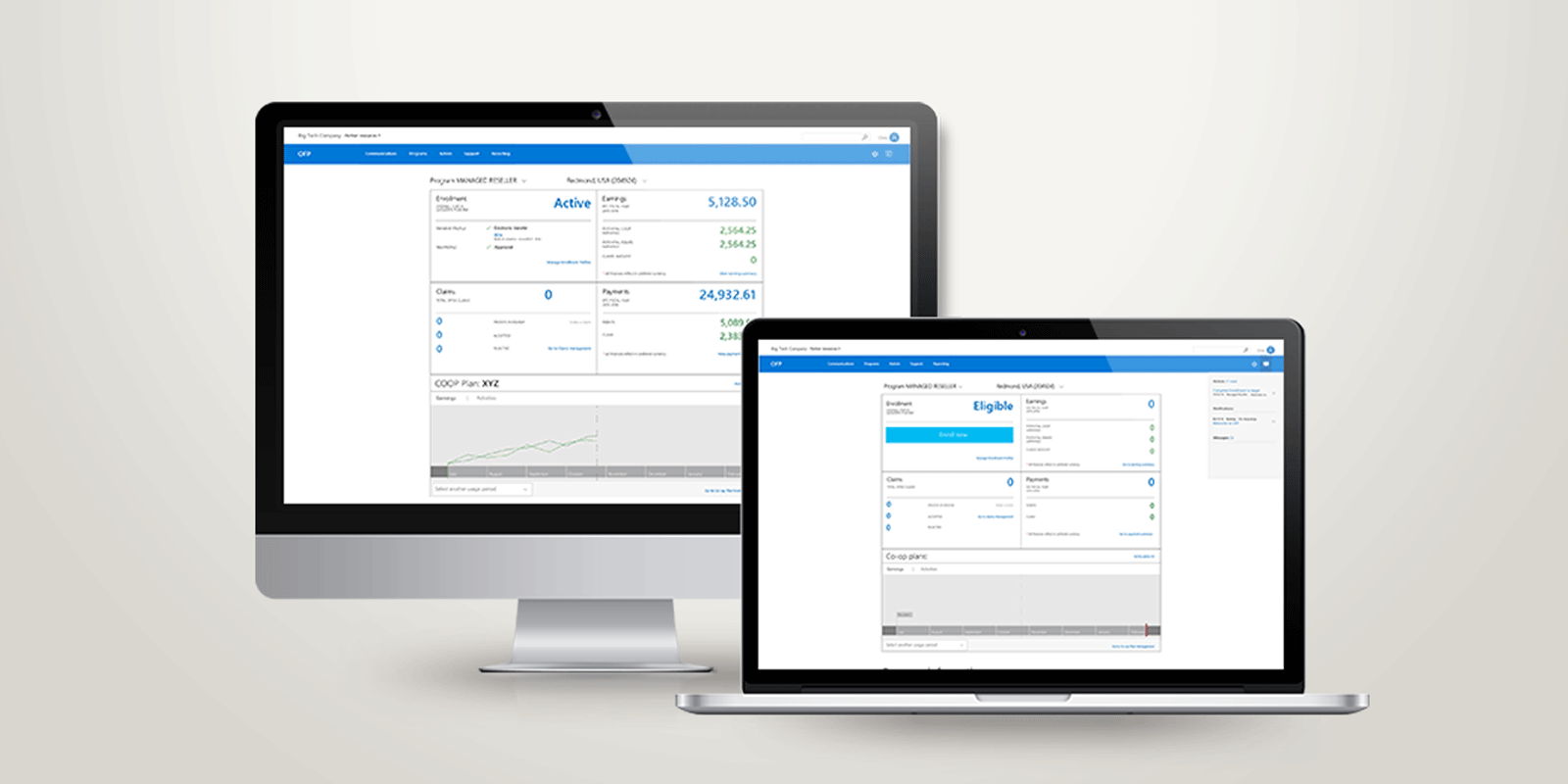 Sample claims table post submission